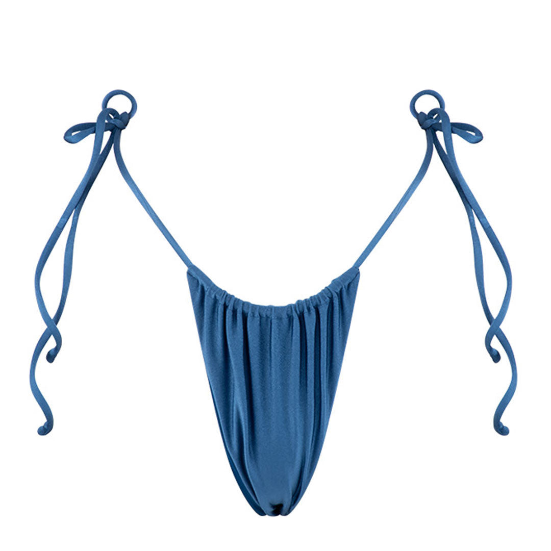 Blue String Bikini Bottom